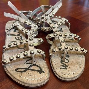Sam Edelman Studded Sand GLADIATOR Sandals